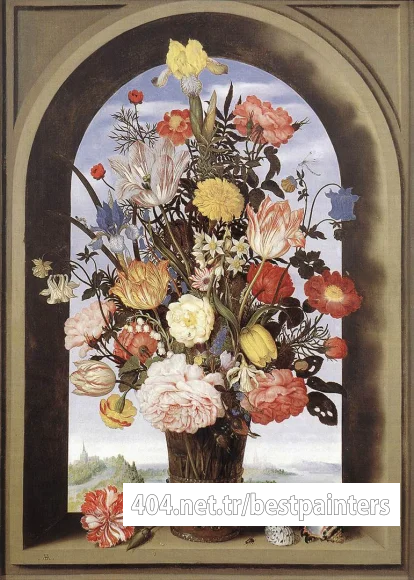 BOSSCHAERT_Ambrosius_the_Elder_Bouquet_In_An_Arched_Window