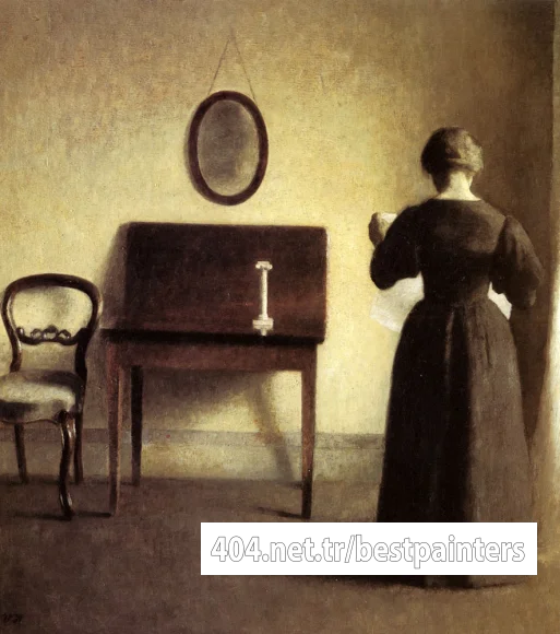 Hammershoi_Vilhelm_A_Lady_Reading_In_An_Interior
