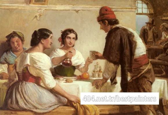 Marstrand_Nicolai_Wilhelm_A_Welcome_Refreshment