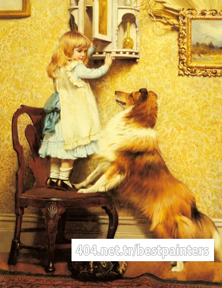 Barber_Charles_Burton_A_Little_Girl_And_Her_Sheltie
