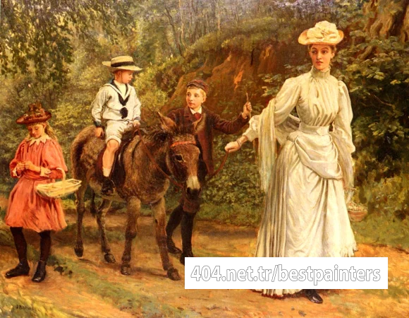Barwell_John_A_Donkey_Ride_Along_A_Woodland_Path