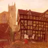 Boyce_George_Price_Church_And_Ancient_Uninhabited_House_At_Ludlow