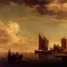 Brooking_Charles_Two_Views_Of_Blankenburg_Castle_Off_The_Coast_Of_Flanders