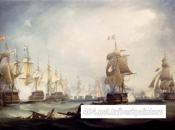 Buttersworth_Thomas_The_battle_Of_Trafalgar_1805