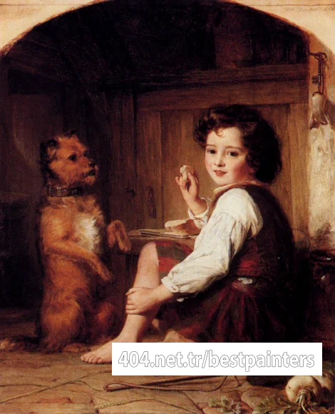 Dicksee_Thomas_Francis_Begging_For_Bread