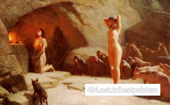 Dollman_John_Charles_The_Tempation_Of_Saint_Anthony