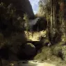 BLECHEN_Karl_Gorge_At_Amalfi