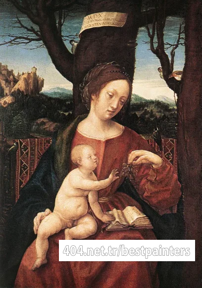 BURGKMAIR_Hans_Madonna_With_Grape