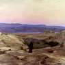 Bauernfeind_Gustav_Totes_Meer_Mit_Moabitergebirge_Abendstimmung