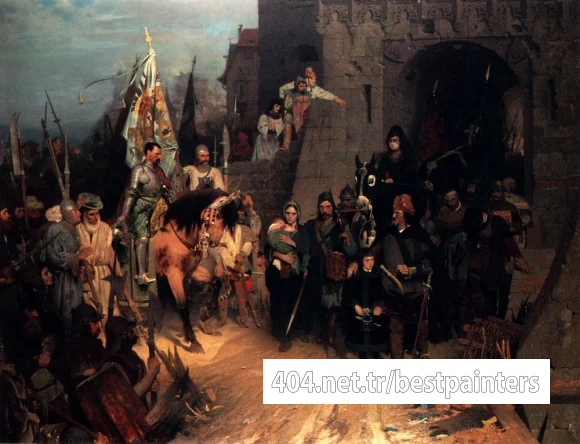 Beckmann_Wilhelm_The_Surrender_Of_The_City_Of_Rosenberg_In_The_Hussite_War