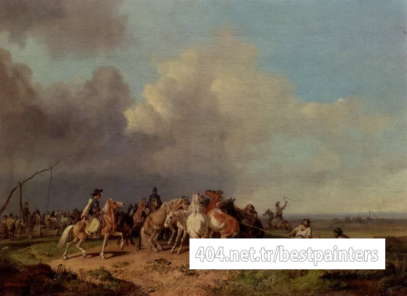 Burkel_Heinrich_The_Horse_Round_Up