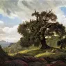 CARUS_Carl_Gustav_Oaks_At_The_Sea_Shore