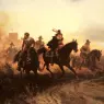 Camphausen_Wilhelm_The_Cavalry_Retreat