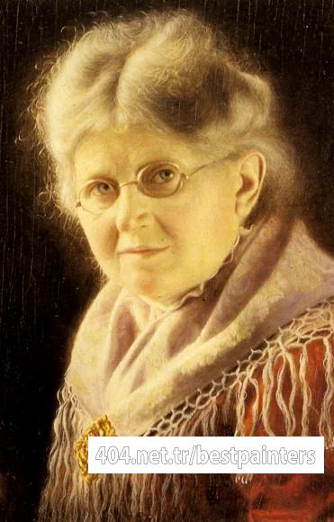 Heuster_Carl_Portrait_Of_An_Elderly_Swabian_Woman