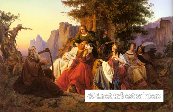 Huxoll_Anton_The_Bard_Before_The_Royal_Family