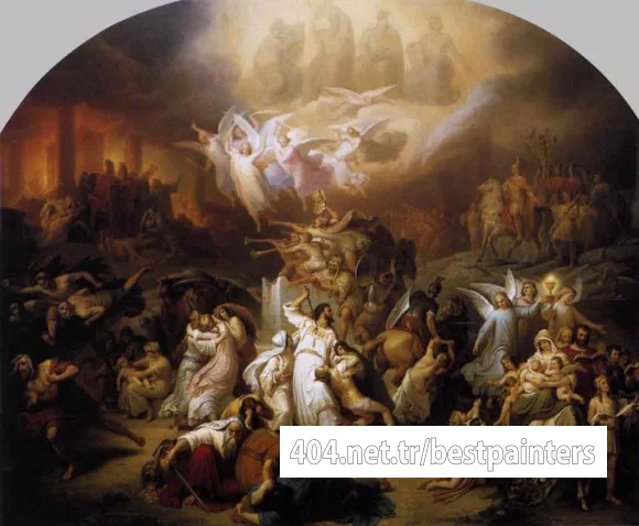 KAULBACH_Wilhelm_von_The_Destruction_Of_Jerusalem_By_Titus