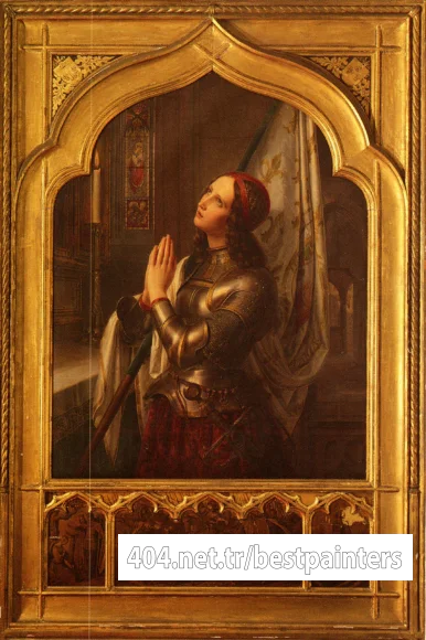 Stilke_Hermann_Anton_Joan_Of_Arc_In_Prayer