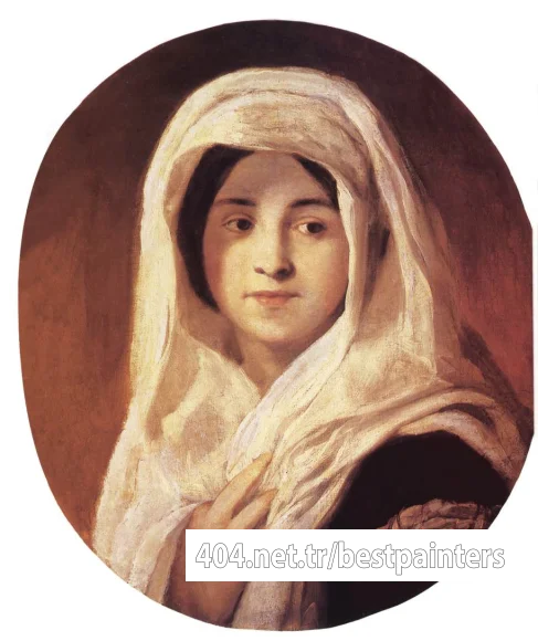 BROCKY_Karoly_Portrait_Of_A_Woman_With_Veil