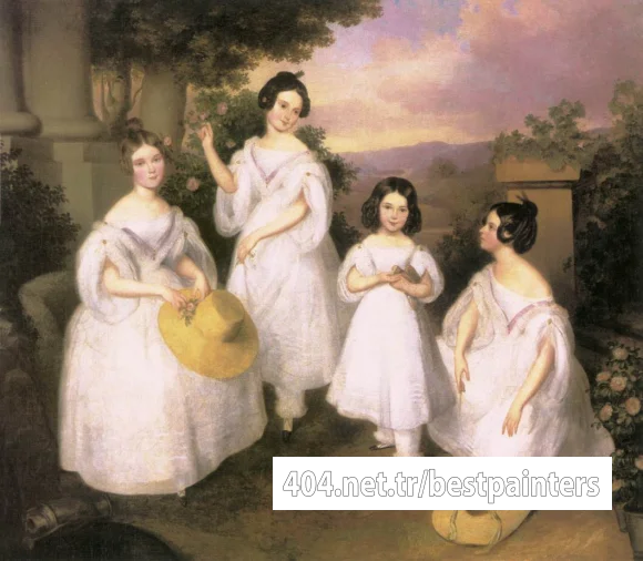 BROCKY_Karoly_The_Daughters_Of_Istvan_Medgyasszay