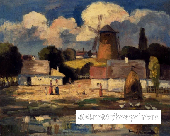 Ivanyi_Grunwald_Bela_Village_Scene