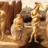 BARTOLOMEO_DI_GIOVANNI_Predella_Baptism_Of_Christ