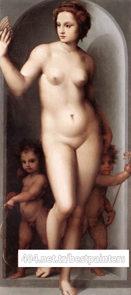 BRESCIANINO_Andrea_del_Venus_And_Two_Cupids