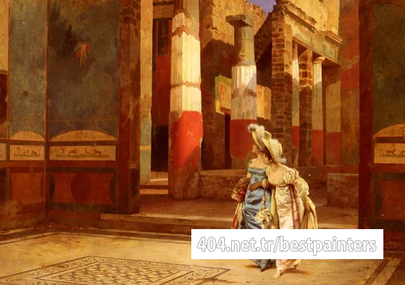 Bazzani_Luigi_A_Visit_To_Pompeii