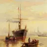Bezzi_Bartolomeo_A_Harbor_Scene_With_A_View_Of_Venice