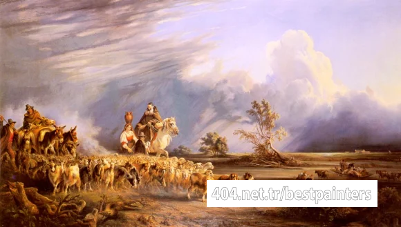 Carelli_Consalvo_Goat_Herders_In_A_Neapolitan_Landscape