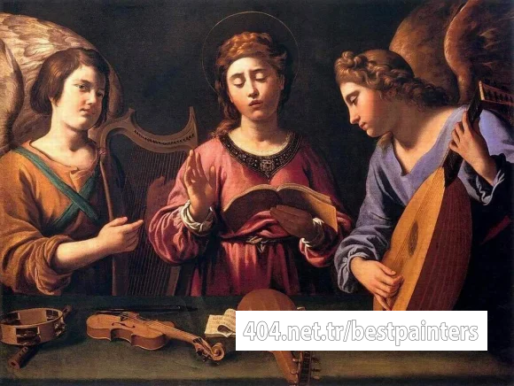 GRAMATICA_Antiveduto_St_Cecila_with_Two_Angels