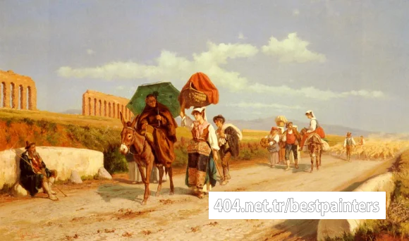 Gabrini_Pietro_Travellers_In_The_Roman_Campagna