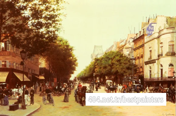 Grandjean_Edmond_Le_Boulevard_Des_Italiens