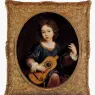 Mignard_Pierre_A_Young_Girl_Playing_A_Guitar