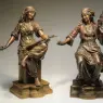 Oriental_Women_A_Pair_Of_Bronzes