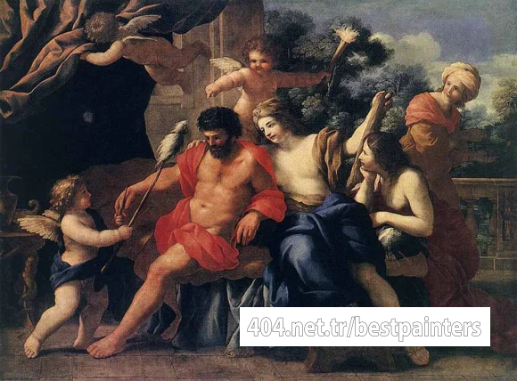 ROMANELLI_Giovanni_Francesco_Hercules_And_Omphale