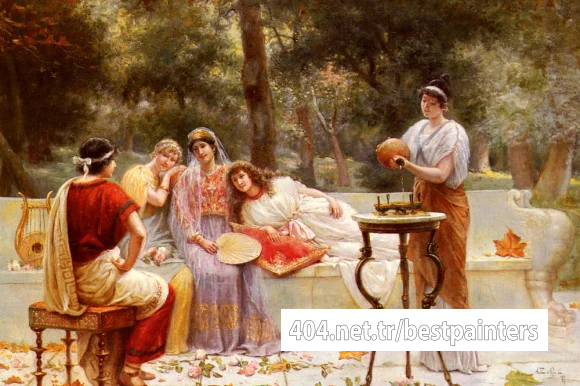 Zoffoli_A_Classical_Figures_In_A_Garden