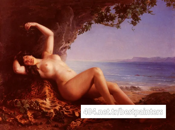 Merwart_Paul_Bacchante_Aux_Raisins