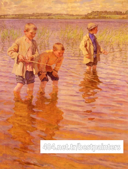 Bogdanoff-Bjelski_Nikolai_An_Afternoon_Fishing