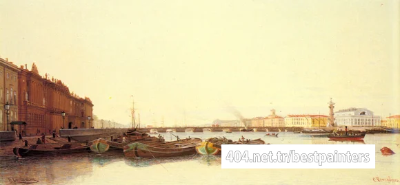Weretshchagin_Piotr_Petrovitch_A_View_Of_St_Petersburg