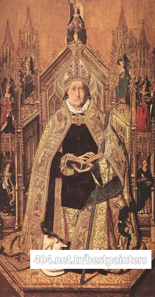 BERMEJO_Bartolome_St_Dominic_Enthroned_In_Glory