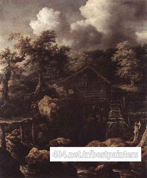 EVERDINGEN_Allaert_van_Forest_Scene_With_Water_Mill