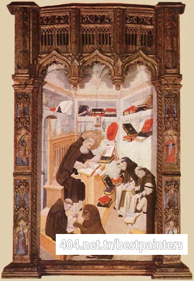 FRANCES_Nicolas_St_Jerome_In_His_Cell