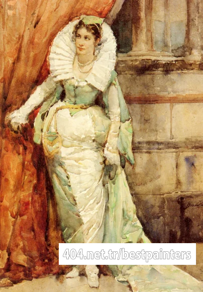 Ortiz_Francisco_Pradilla_y_An_Elegant_Lady