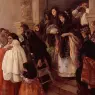 Ortiz_Jose_Benlliure_La_salida_de_misa_en_Rocafort