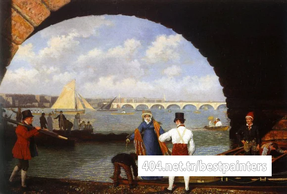 Agasse_Jacques_Laurent_Landing_at_Westminster_Bridge