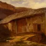 Calame_Alexandre_A_farm_House_On_The_Side_Of_A_Mountain