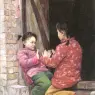 Portrait of chinese women