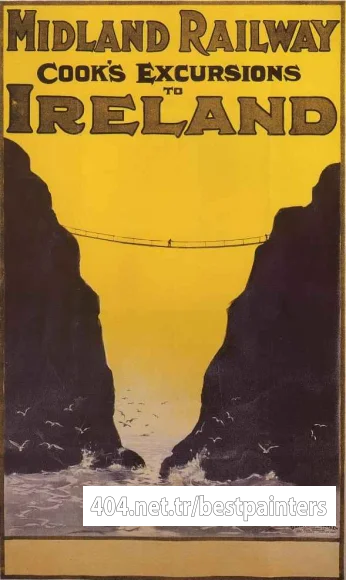 1042CooksExcursionstoIreland-RailwayPoster19049x12