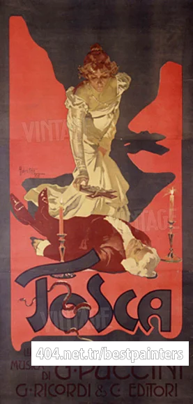 Tosca Puccini Opera Poster